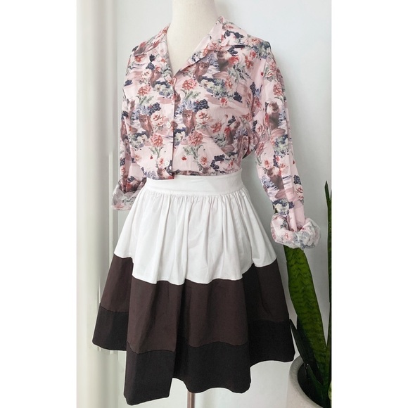 NWT Kate Spade New York Coreen Colorblock Skirt 10​​​​​ - Picture 7 of 12